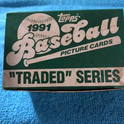 Baseball Cards:  1991 Topps Traded Set
