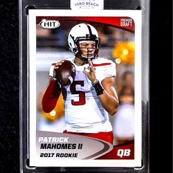 Patrick Mahomes II 2017 SAGE HIT Premier Draft ROOKIE!! KANSAS CITY CHIEFS NFL