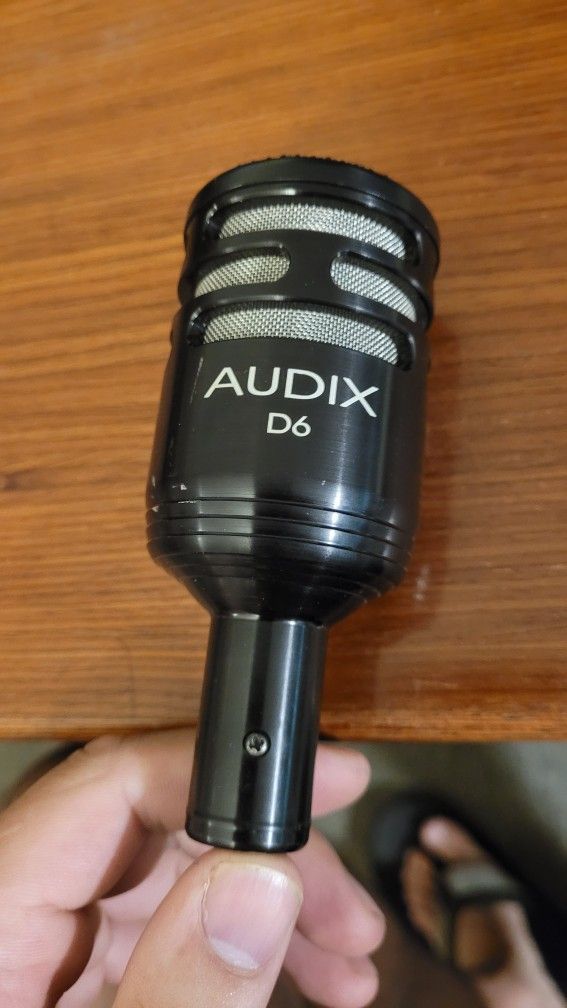 Audix D6 Bass Drum Bass Mic OBO