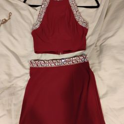 Gorgeous Sexy Formal 2 Two Piece Dress