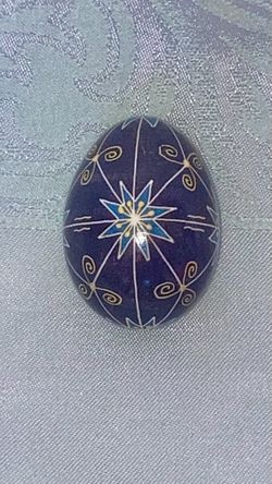 Pysanka Ukrainian Real Shell Easter Egg