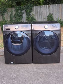 SAMSUNG  XL CAPACITY WASHER 4.5cuft  AND ELECTRIC DRYER 7.4cuft. WORKS PERFECT WITH 45 DAYS WARRANTY