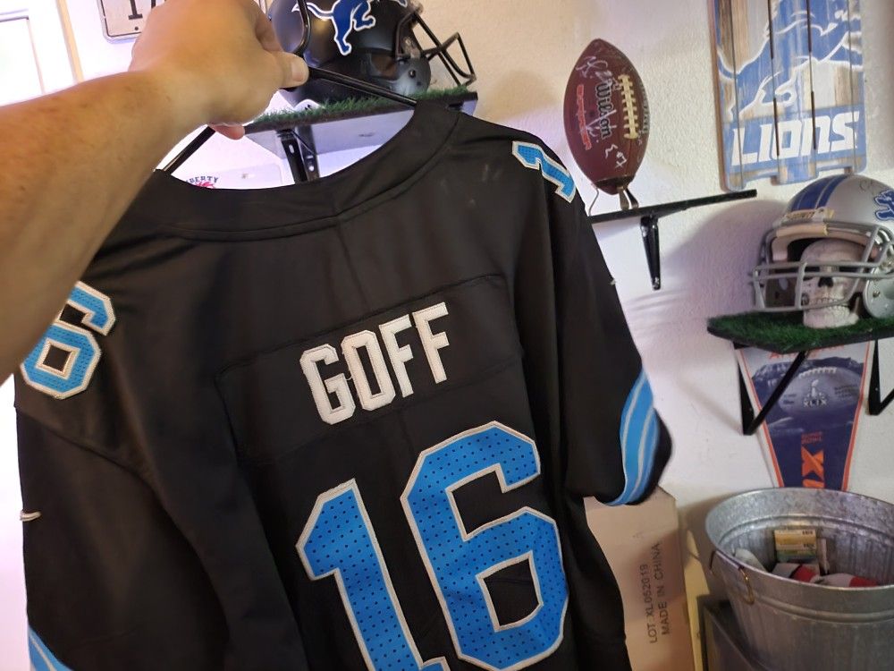 Jerad Goff Jersey Size Mens Adult Lrg