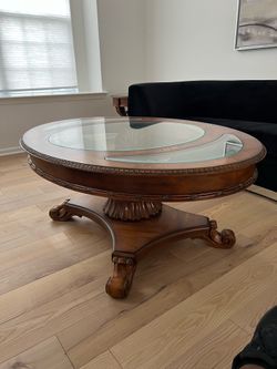 Beautiful Solid Wood Coffee Table & End Table Set - Originally $1,579, asking $650. CASH ONLY