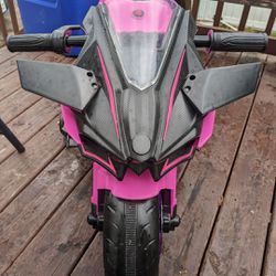 pink motorbike for kids 