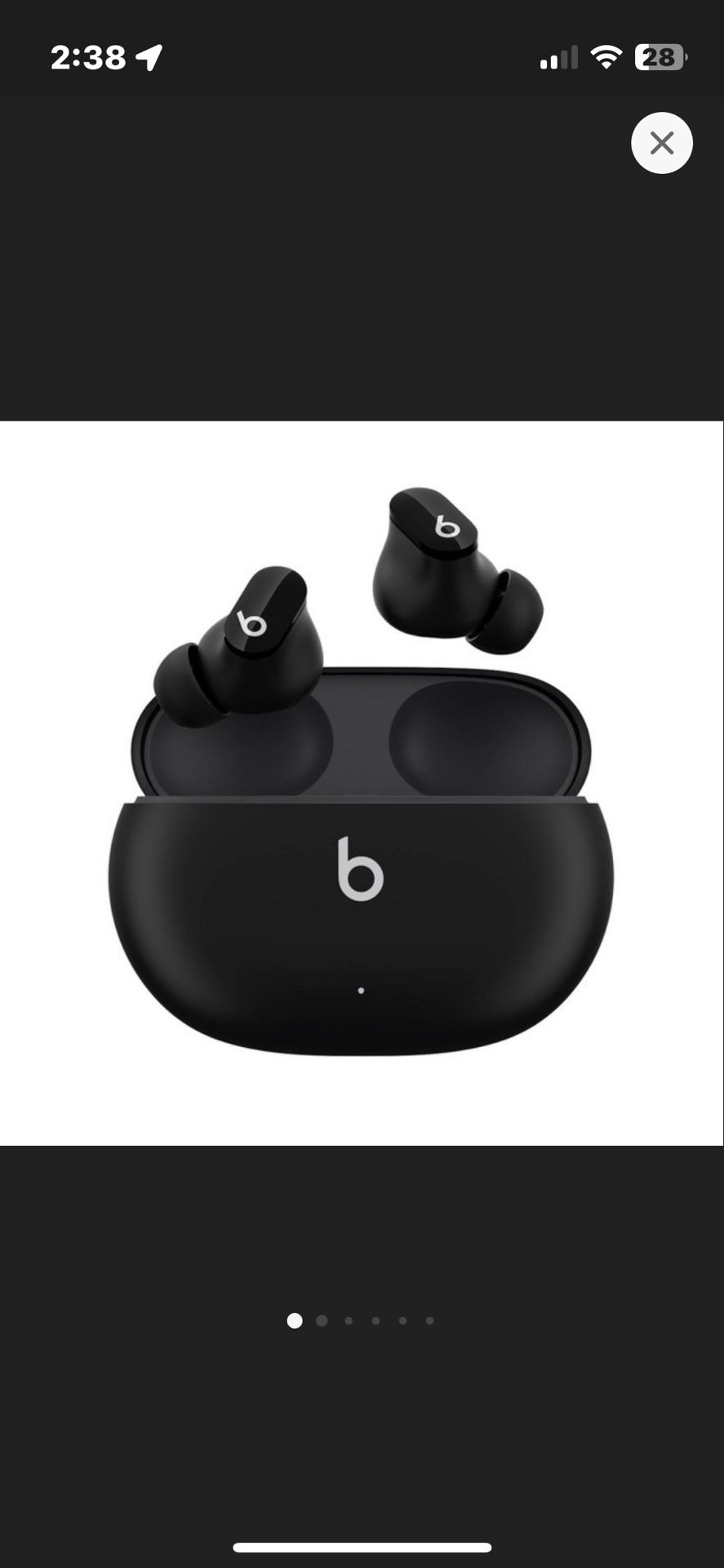 Beats Studio Buds Black (FLASH SALE 🔥🔥‼️‼️)