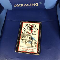 vintage 1991 paperback copy of Scary Stories 3: More Tales to Chill Your Bones