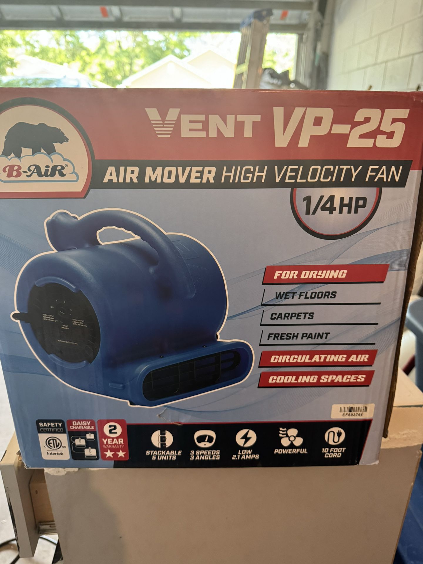 AIR MOVER HIGH VELOCITY FAN