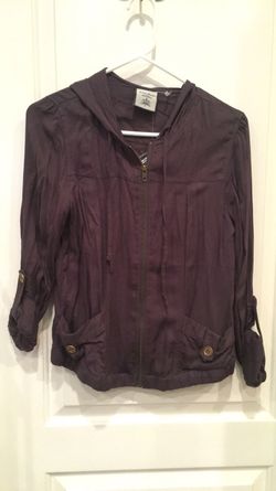 Gray zip up hoody