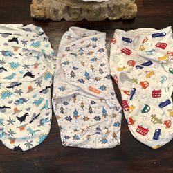 Set of 3 baby swaddles