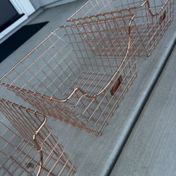 3 Metal Basket Brand New