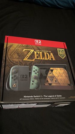 Nintendo Switch 2 Legend of Zelda 40th Anniversary Edition
