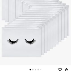 Eyelash Clear Plastic Envelope Bags 