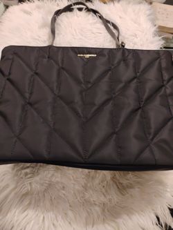 Karl Lagerfeld Paris Quilted Nylon Tote Bag