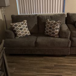 Couch Set Sofa & Loveseat With Pull Out Bed
