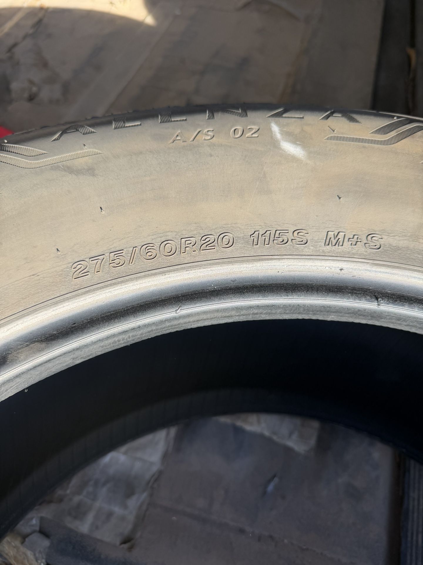 Bridgestone Tire 275/60R20