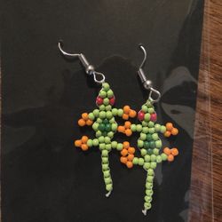 Handmade Lizard Earrings