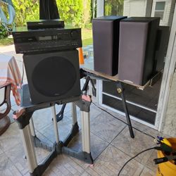 Homme Theater Audio Bundle-Power, Clarity & Bass - $350