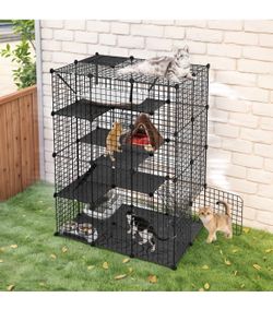Multi-Level Cat Cage Playpen
