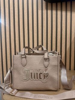 Juicy couture tan tote bag