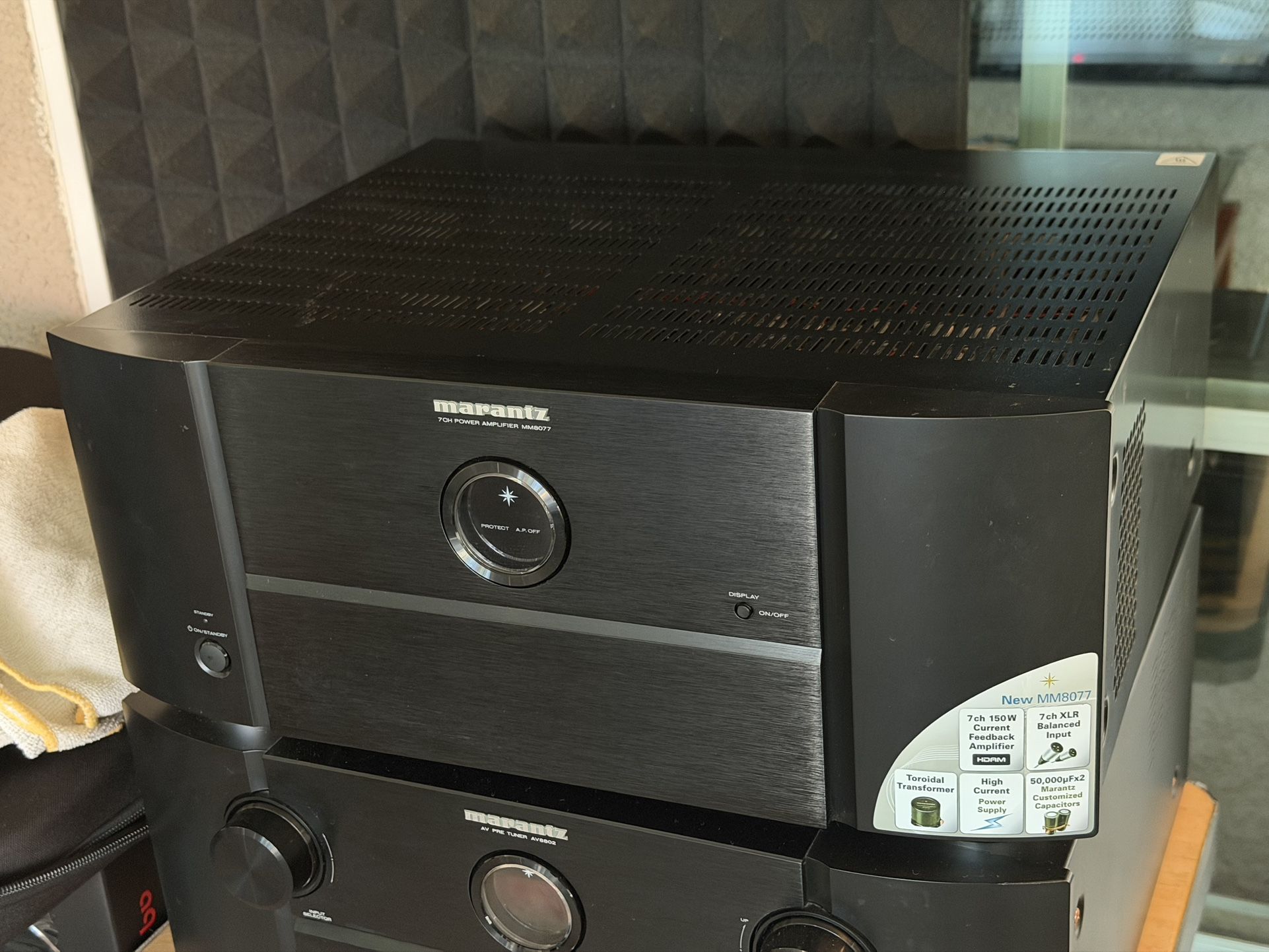 Marantz Mm8077 MM 8077 7 Channel Surround Amplifier