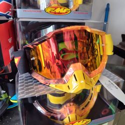 FMF High Quality Racing Goggles For ATV And Dirt Bikes Brand New Special Deal $65