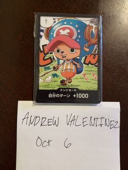 One Piece Tcg Tony Tony Chopper Promo Don! Set Of 10