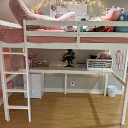 Twin Size Loft Bed frame 