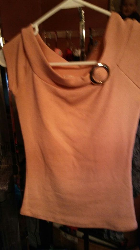 Ladies pink top size small