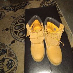 Authentic Size 10 Wheat Timberland Boots 