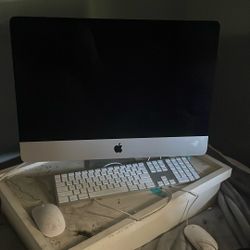 Imac With Keyboard And Mouse No Box Like New And Hp Printer
