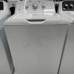 GE Top Load Washer, Heavy Duty Agitator And Water Level Control