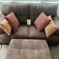 Couch And Ottoman Set