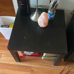 Side Tables ( Black And Tan)