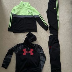 Size 5  Boys Lot Adidas Under Armour 