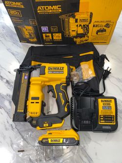 Dewalt ATOMIC 20V MAX Lithium Ion Cordless 23 Gauge Pin Nailer Kit with 2.0Ah Battery and Charger