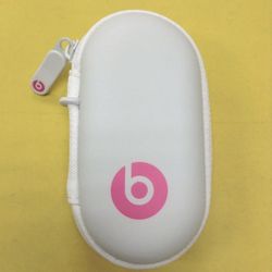 Protective Zipper Case Beats By Dre Tour 2 2.0 Hard Shell White/Pink CC2