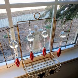 Crystal Sun Catchers - " Candy Cane Lane"