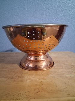 Copper strainer