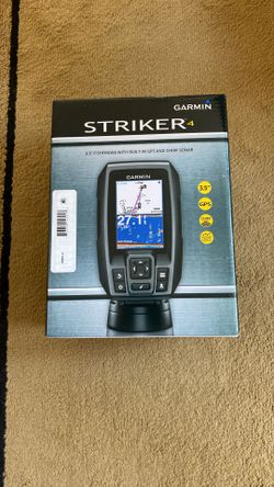 Garmin Striker 4 Chirp 77/200 kHz 3.5” Fish Finder With Built-In GPS And Chirp Sonar Brand New