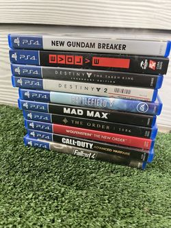 PS4 Game Lot – $2 a piece