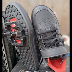 Addida's Five Ten BMX Lock In Shoes With With Pedals