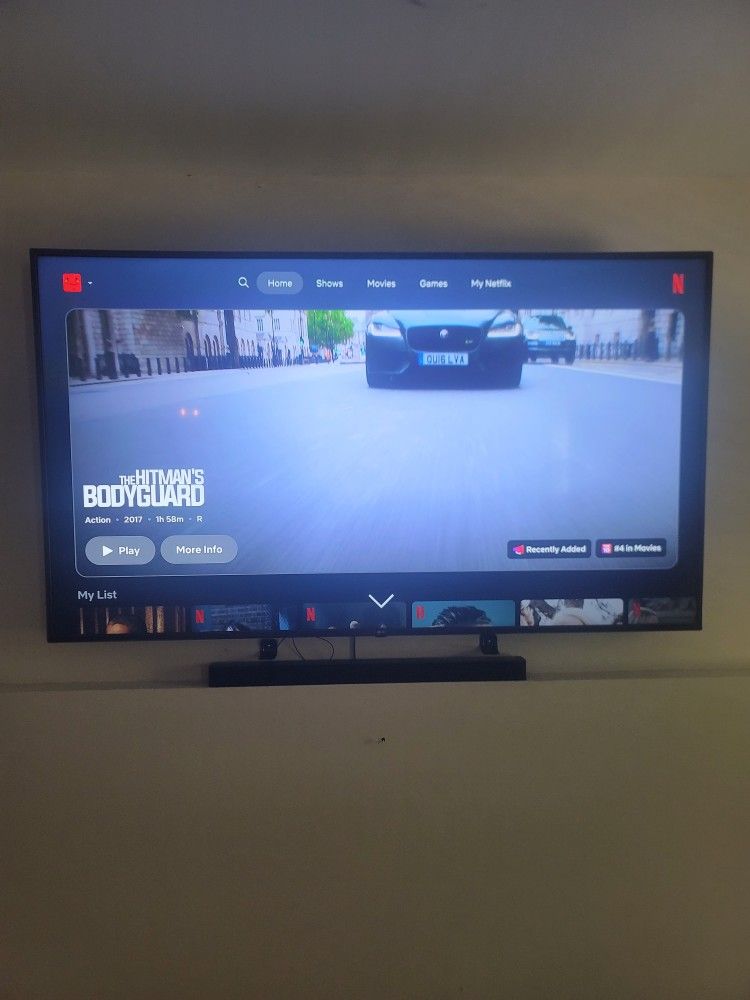 LG 83inch Smart TV with Vizio Bluetooth Surround Sound System