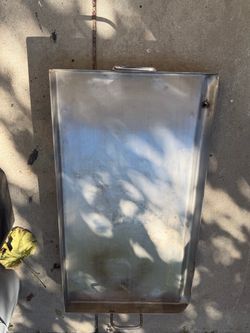 Stainless steel griddle top