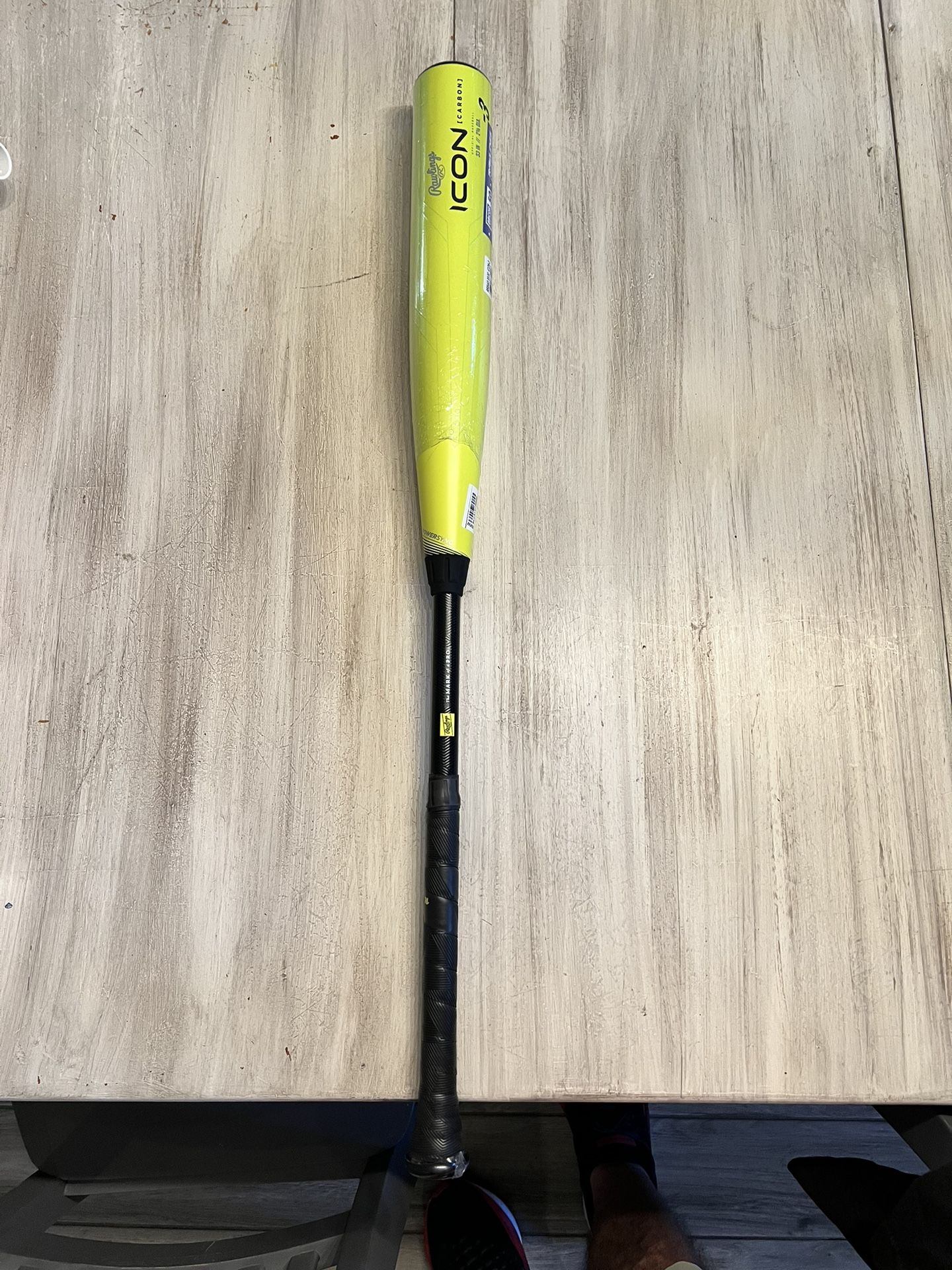 Rawlings ICON Glowstick BBCOR Bat, 33” (NEW)