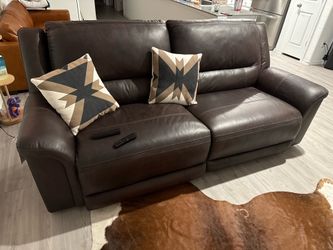 Leather sofa