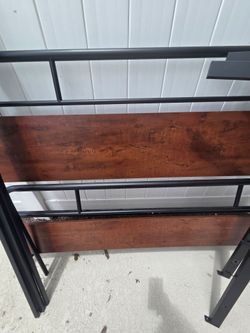 Bed frame w more.  Queen size