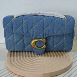 Coach Tabby 26 Denim Shoulder Bag