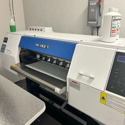 Audley 24” DTF Printer (2-Head Epson 3200i) – 2024 Model + Heat Press & Supplies Bonus!