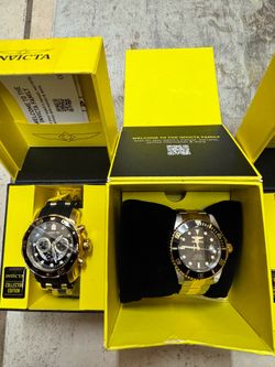 Invicta Watches New $45 each 1st come 1st choice